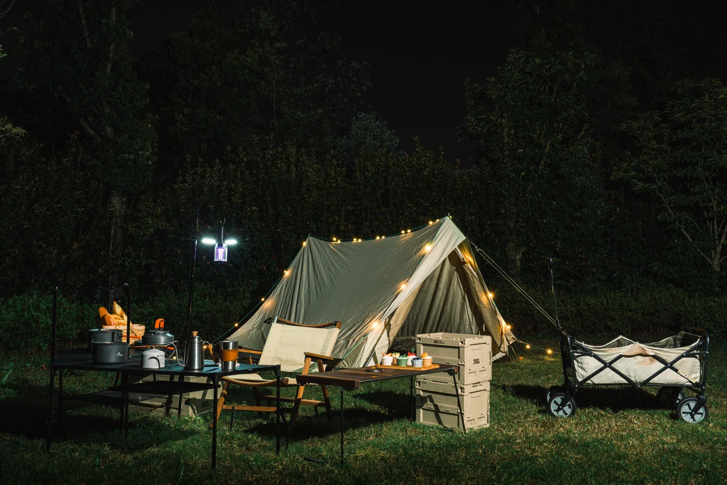 Outdoor mosquito control and camping lighting