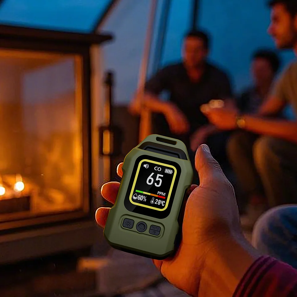 Portable carbon monoxide monitoring