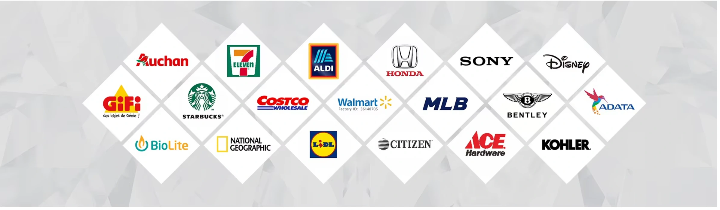 Cooperative brand logos from SORBO customer programs